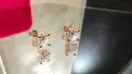 CARTIER C de Cartier Rose Gold Stud Diamond Дамски Обеци, снимка 2