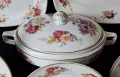 Винтидж порцеланов сервиз за хранене - Hermann Ohme, Silesia (1900–1920 г), снимка 5