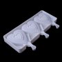 3 сърца сърце ескимо сладолед Popsicle Попсикъл молд силиконова форма калъп за направа на десерти , снимка 1