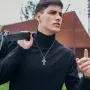 Сребърно колие MEDWISE с разпятие и гравиран надпис, проба 925, снимка 7