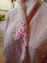 Подарявам дамски халат в бледо розов цвят с бродерии, снимка 3