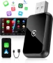 WityEye 2 В 1 Android и Carplay адаптер, Bluetooth V5.3, 5,8GHz WiFi/USB C/A, за iOS10+, Android 11+, снимка 1