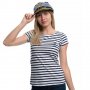 Нов дамски моряшки сет: тениска и капитанска шапка, снимка 5