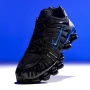 Nike Shox TL Мъжки Маратонки С Кутия👟Мъжки Спортни Обувки Черно и Синьо Код S412, снимка 2