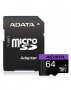 Карта памет 64GB ADATA micro SDXC+SD адаптер, Class 10, снимка 2