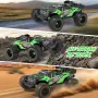 Детска RC джип кола с дистанционно управление 4WD (2.4GHz, Зелен), снимка 2