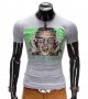Мъжка вталена памучна тениска Feel марка Millionaire, снимка 1 - Тениски - 17125073