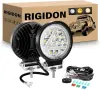 Комплект 2 LED офроуд фара RIGIDON 36 W, бяла и жълта светлина, снимка 1