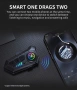 Bluetooth слушалка за моторна каска с интерком и шумопотискане, снимка 9