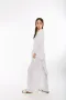 Дамски Ленен панталон Stella - Бял, снимка 3