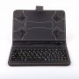Калъф с клавиатура за таблети 8 инча – micro USB с ластици – Черен