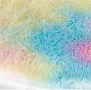 Декоративно килимче, Shaggy Rainbow Furry, 80см, снимка 3
