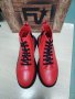 НАМАЛЕНИЕ-Дамски боти /кецове/ естествена кожа червени м.89057, снимка 2