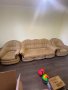 Диван със два фотьойла, снимка 1 - Дивани и мека мебел - 44400024