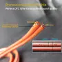 2 X 2m HiFi OFC Audio Speaker Cables Gold-Plated Banana Plugs 2x4mm, снимка 8