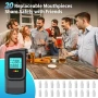 Нов Професионален дрегер с двоен сензор LCD дисплей 30 мундщука кола алкохол, снимка 6