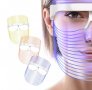 Козметична Фотонна LED маска за лице терапия за бръчки акне пори фотон, снимка 1
