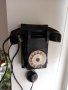 Ретро стенен бакелитен телефон с шайба, за стена, PTT 1956, снимка 1 - Антикварни и старинни предмети - 42211050