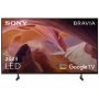 Телевизор, Sony KD-55X80L 55" 4K Ultra HD OLED, HDR, Smart TV (Google TV) , 2023