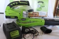 Акумулаторна духалка Greenworks 24V /възуходувка, листосъбирач/ с батерия и зарядно устройство, снимка 5