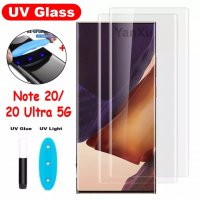 3D UV Nano Стъклен протектор с ТЕЧНО ЦЯЛО ЛЕПИЛО за Samsung Galaxy Note 20 Ultra / Note 20, снимка 2 - Фолия, протектори - 30119813