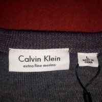 Calvin Klein Merino--Ориг. Пуловер Нов!, снимка 3 - Пуловери - 34109476