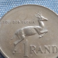 Монета 1 ранд 1977г. Южна Африка рядка за КОЛЕКЦИОНЕРИ 40866, снимка 2 - Нумизматика и бонистика - 42807452