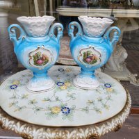 Италиански бароков вази, снимка 2 - Антикварни и старинни предмети - 42550790