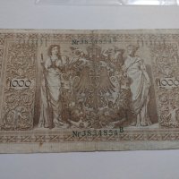 Райх банкнота - Германия - 1000 марки/ 1910 година - 17897, снимка 9 - Нумизматика и бонистика - 31019943