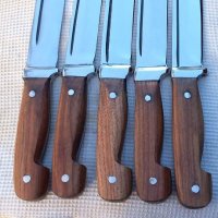 Ковани ножове от стомана 65г , снимка 3 - Други - 39637023