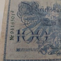 Райх банкнота - Германия - 100 марки / 1908 година- 17982, снимка 3 - Нумизматика и бонистика - 31020894
