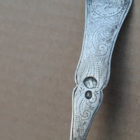 Османска сребърна лъжица , снимка 5 - Антикварни и старинни предмети - 42880100
