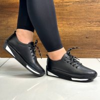 Дамски обувки на платформа  от естествена кожа , снимка 1 - Дамски ежедневни обувки - 42277190
