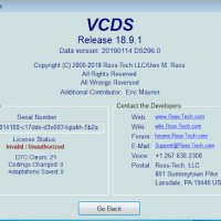 Ремонт / Ъпдейт на VCDS Vag-Com Hex-V2 интерфейси / Revoked, Invalid license