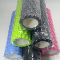 Големи класически фоумролер 45x14 ИСКРЯЩО ЗЕЛЕНО Foam roller, снимка 5 - Йога - 40765093