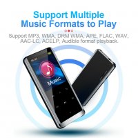 USB MP3 Player плеър с дигитален LCD екран за музика 8GB вградена памет MP3 плейър MP4 FM радио Blue, снимка 11 - MP3 и MP4 плеъри - 26063927