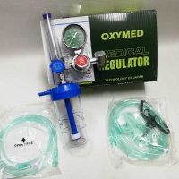 Кислороден медицински редуцир-вентил с накрайник за ноздри и маска, снимка 2 - Други машини и части - 31012080