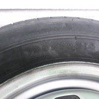 Патерица резервна гума с джанта Firestone 14 цола, снимка 3 - Гуми и джанти - 40033159