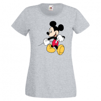 Дамска тениска Mickey Mouse 6 .Подарък,Изненада,, снимка 4 - Тениски - 36526523
