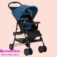 Лятна детска количка ZIZITO Adel, синя, снимка 2 - Детски колички - 37012824