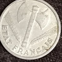 1 франк Франция 1942, снимка 2 - Нумизматика и бонистика - 35067802