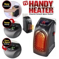 Портативна печка Handy Heater, 400w, с таймер, снимка 1 - Отоплителни печки - 39498620