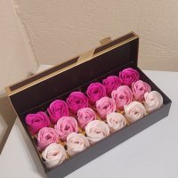 Сапунени рози за 8 - ми Март, снимка 5 - Изкуствени цветя - 42949689