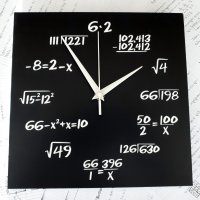 Стенен часовник Математика, снимка 4 - Стенни часовници - 38628087