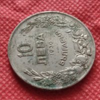 Монета 10 лева 1930г. Царство България за колекция декорация - 25032, снимка 4 - Нумизматика и бонистика - 35197700