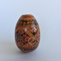 Великденско яйце, дървено №23, снимка 2 - Декорация за дома - 38193987