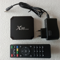 Android TV Box X96 mini 1/8 с ANDROID TV 9, снимка 1 - Плейъри, домашно кино, прожектори - 44683286