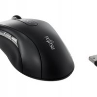 Мишка Безжична Блутут Fujitsu WI960 Черна LED сензор 2000dpi 10btns Wireless Blue LED Mouse, снимка 1 - Клавиатури и мишки - 34934341