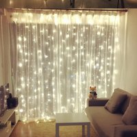 LED Коледна Украса за къщи външно вътрешно: Завеси/висулки/фиг/макруч, снимка 16 - Лед осветление - 30483827