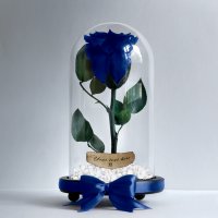 Вечна Роза в Стъкленица / Незабравим Подарък за Годишнина или Сватба / Естествена Бяла Вечна Роза, снимка 2 - Други - 34470723